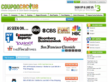 Tablet Screenshot of couponcactus.com